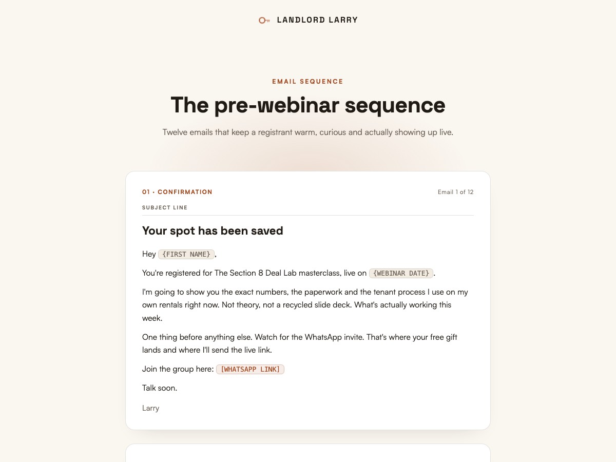 Pre-webinar preview