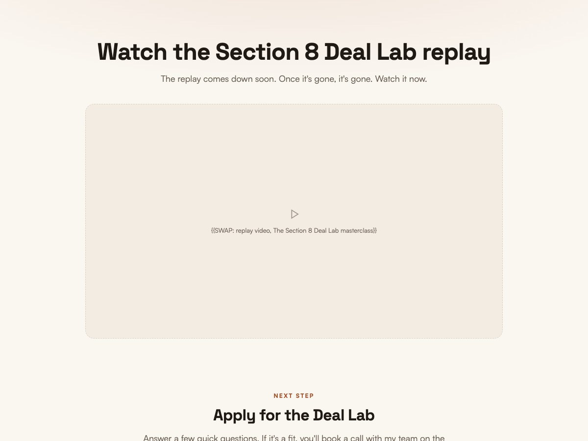 Replay + application preview